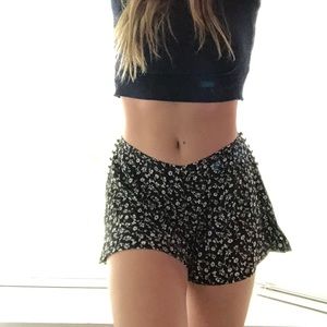 Urban Outfitters Flowy Floral Shorts